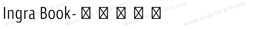 Ingra Book字体转换